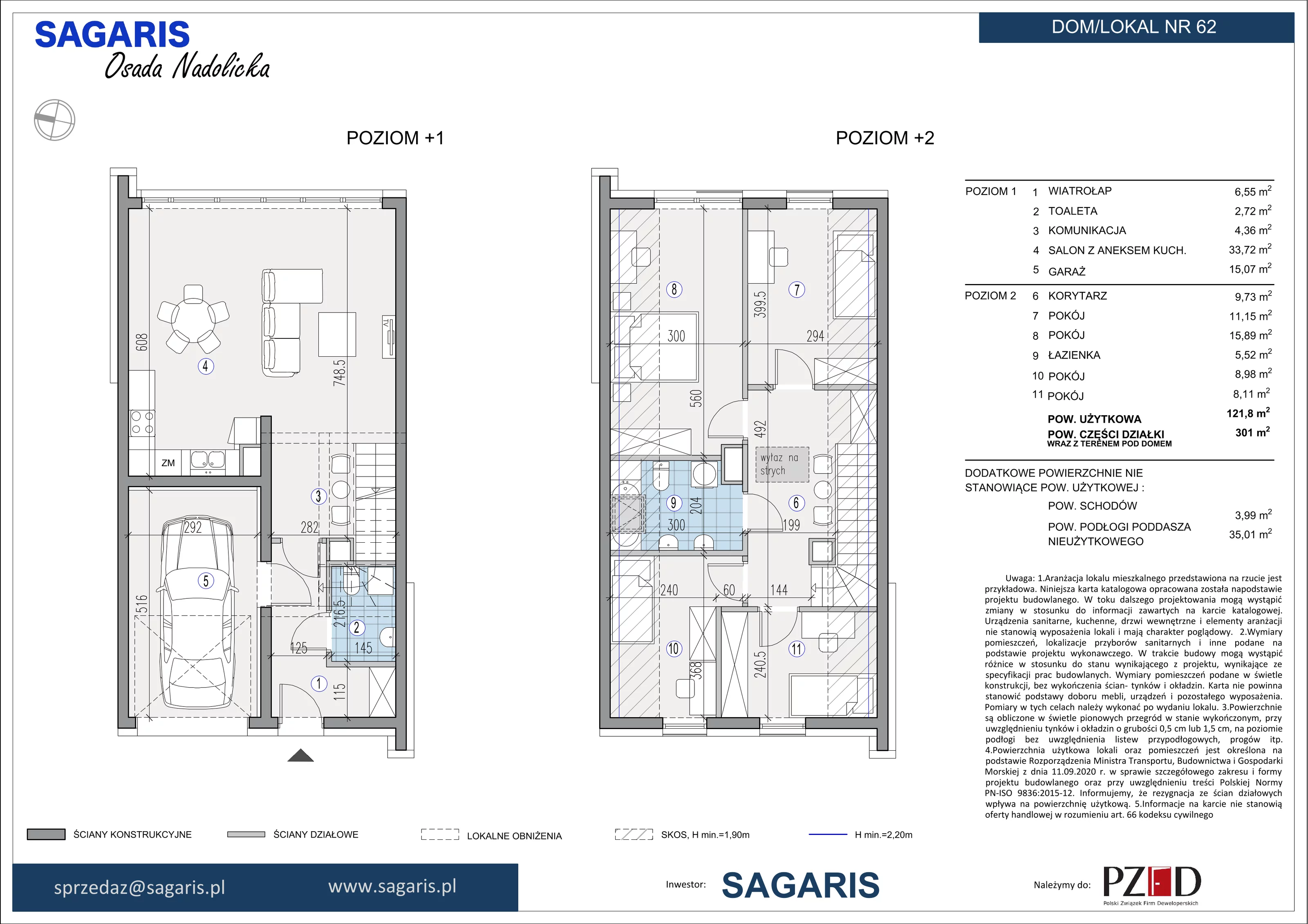 Dom 121,80 m², oferta nr 62, Osada Nadolicka, Nadolice Małe, ul. Wrocławska