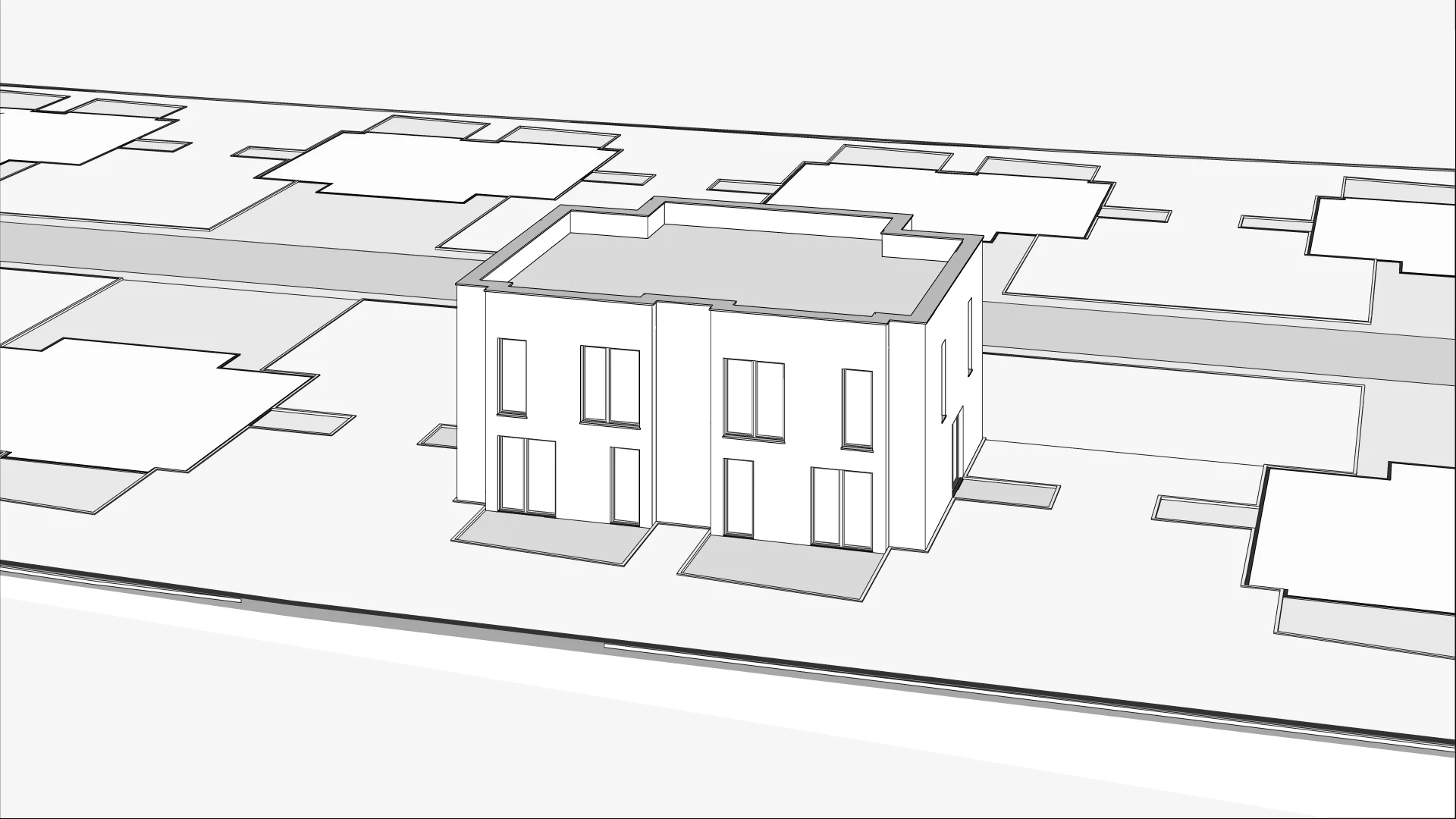 Wirtualna makieta 3D domu 130 m², 12B