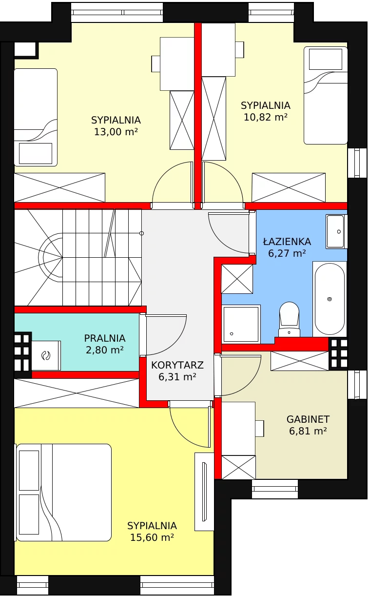 Dom 125,00 m², oferta nr 13B, Wzgórze Witosa, Tarnowskie Góry, Repty Śląskie, ul. Witosa 78