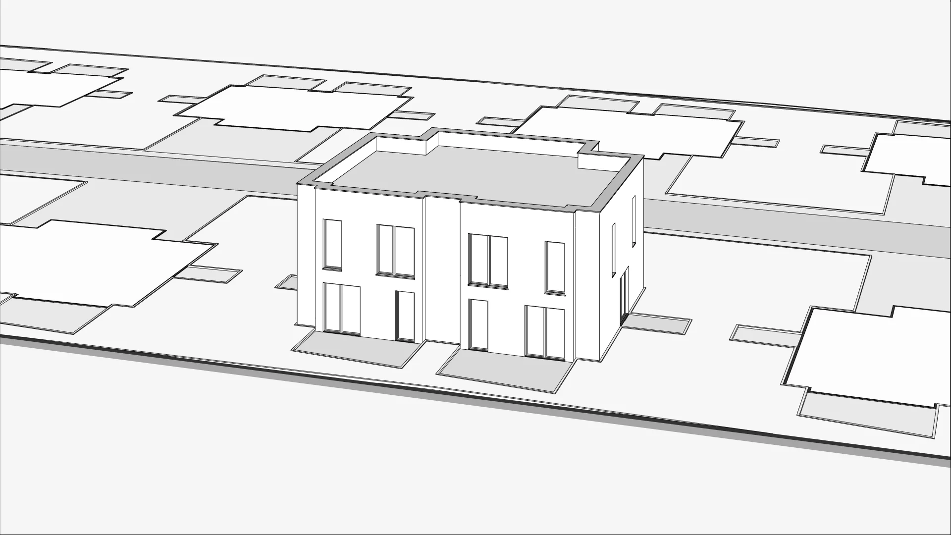 Wirtualna makieta 3D domu 125 m², 17B - DWULOKALOWY