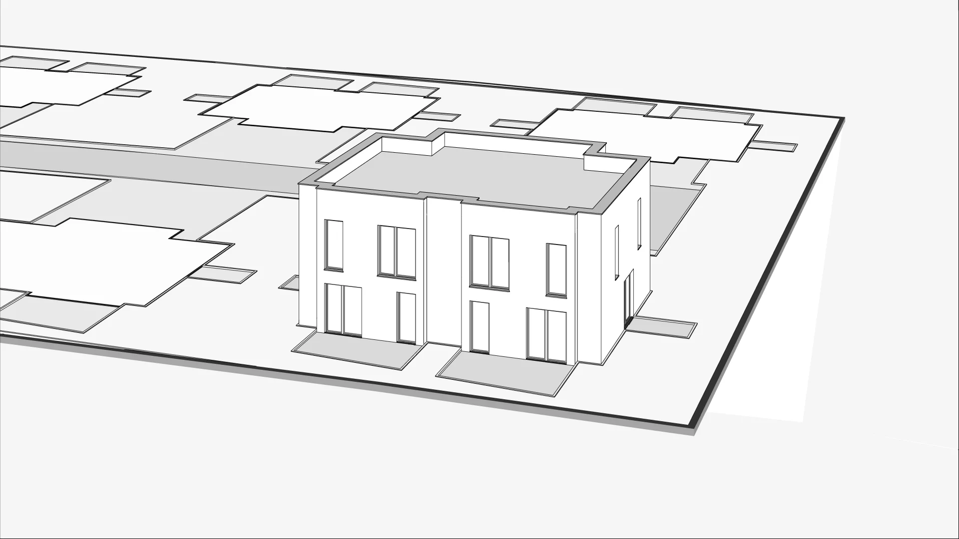 Wirtualna makieta 3D domu 125 m², 19B - DWULOKALOWY