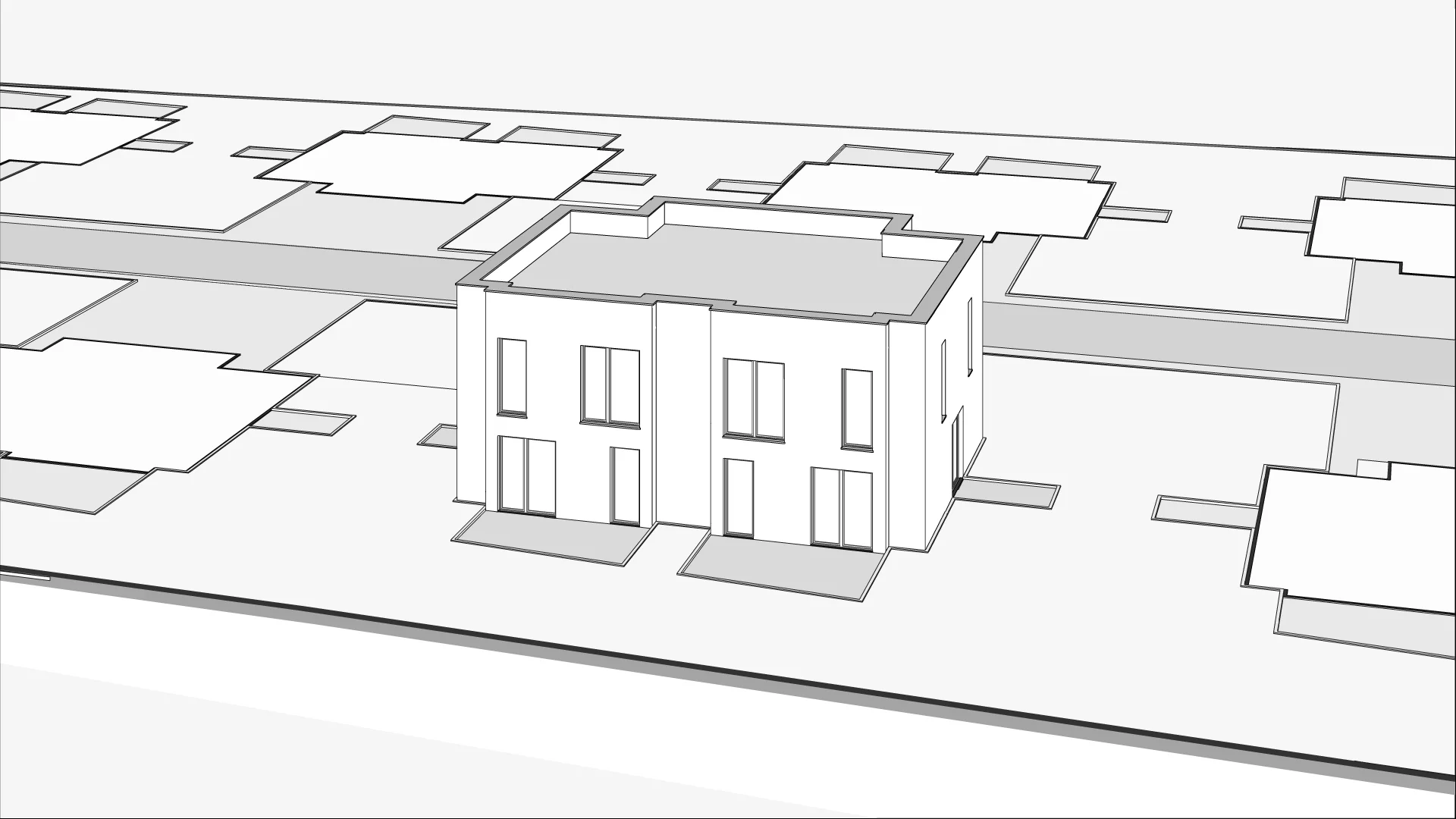 Wirtualna makieta 3D domu 130 m², 8B