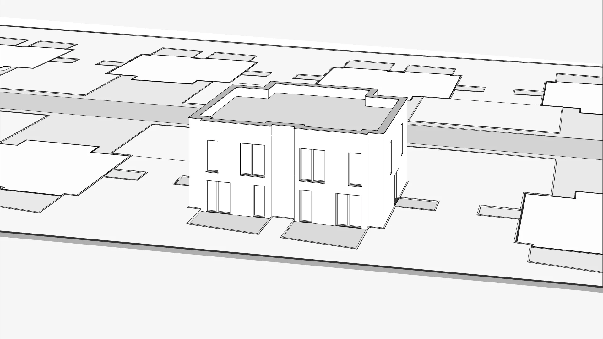 Wirtualna makieta 3D domu 130 m², 9A