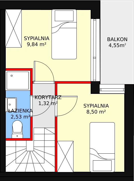 Apartament 77,60 m², piętro 1, oferta nr 11, Apartamenty Gałczyńskiego, Kraków, Czyżyny, ul. Konstantego Ildefonsa Gałczyńskiego 35