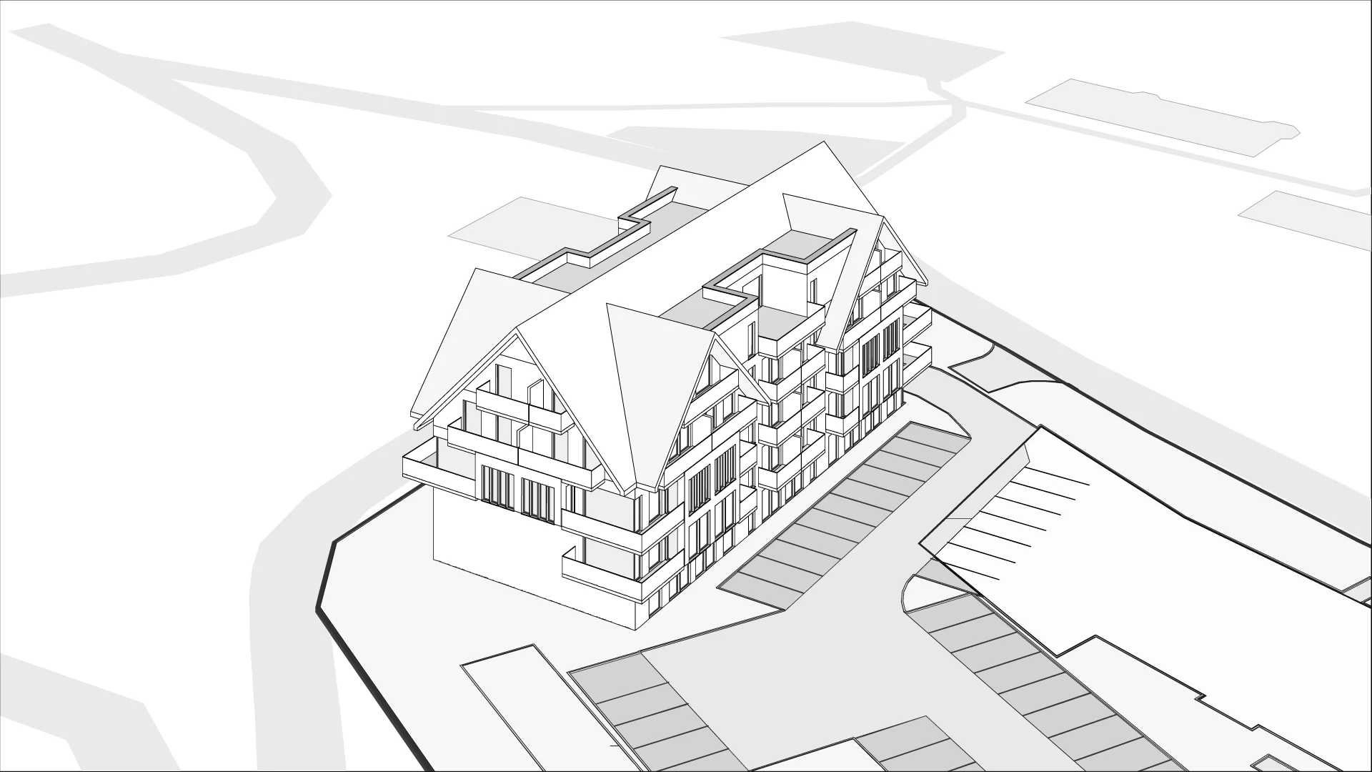 Wirtualna makieta 3D apartamentu inwestycyjnego 51.74 m², B3/0/2