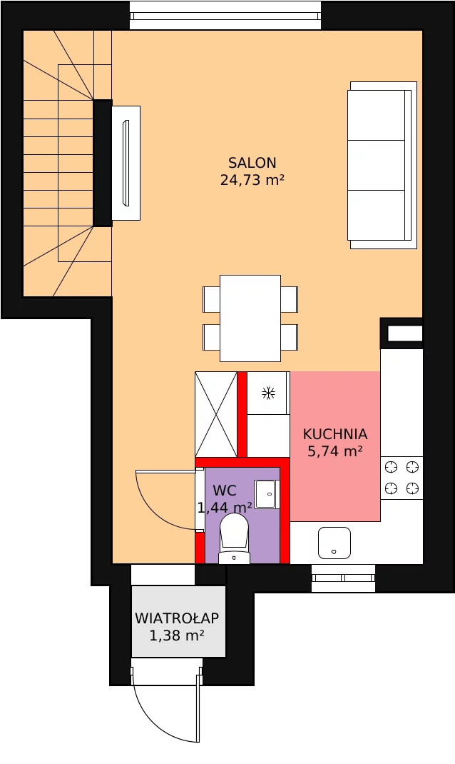 Dom 68,91 m², oferta nr 45/2, Osiedle 11 Listopada, Zielonka, ul. 11 Listopada 45