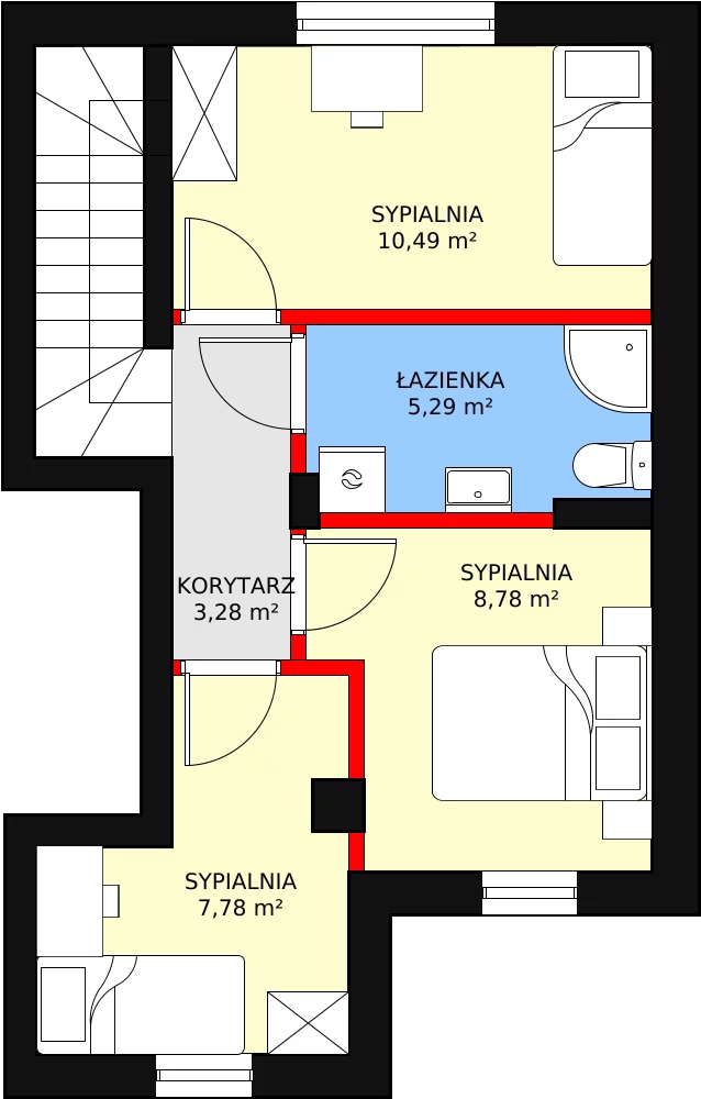 Dom 68,91 m², oferta nr 45/2, Osiedle 11 Listopada, Zielonka, ul. 11 Listopada 45