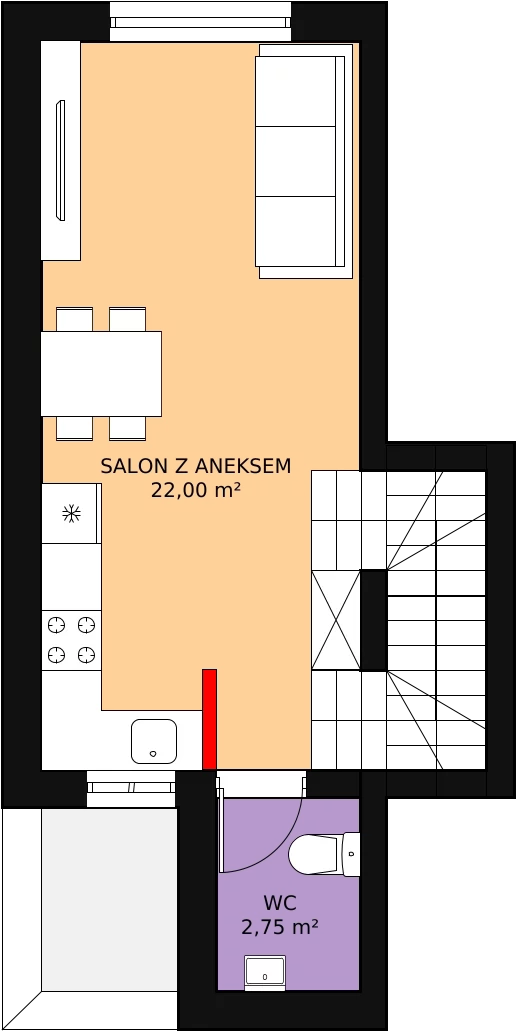 Dom 109,88 m², oferta nr 45A/1, Osiedle 11 Listopada, Zielonka, ul. 11 Listopada 45