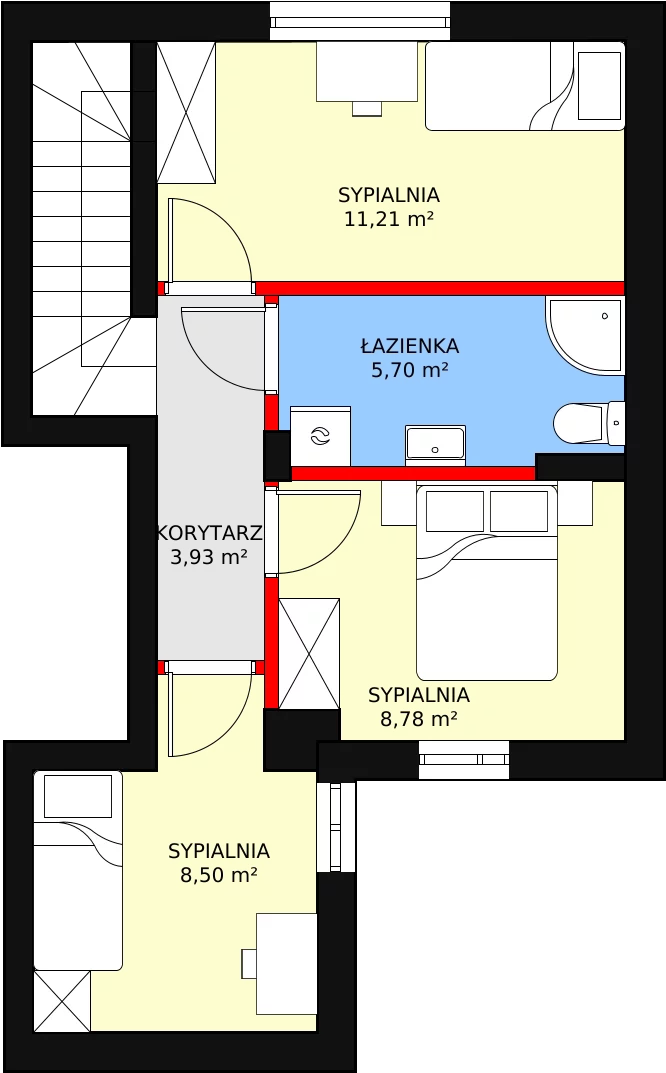 Dom 72,02 m², oferta nr 45A/2, Osiedle 11 Listopada, Zielonka, ul. 11 Listopada 45