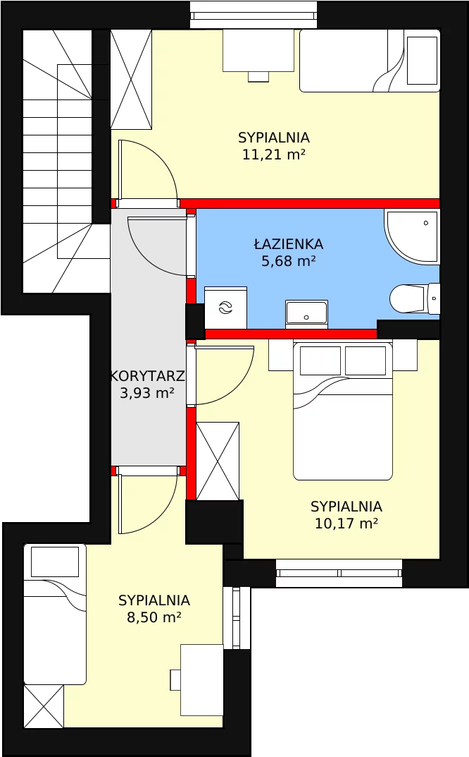 Dom 73,39 m², oferta nr 45C/2, Osiedle 11 Listopada, Zielonka, ul. 11 Listopada 45