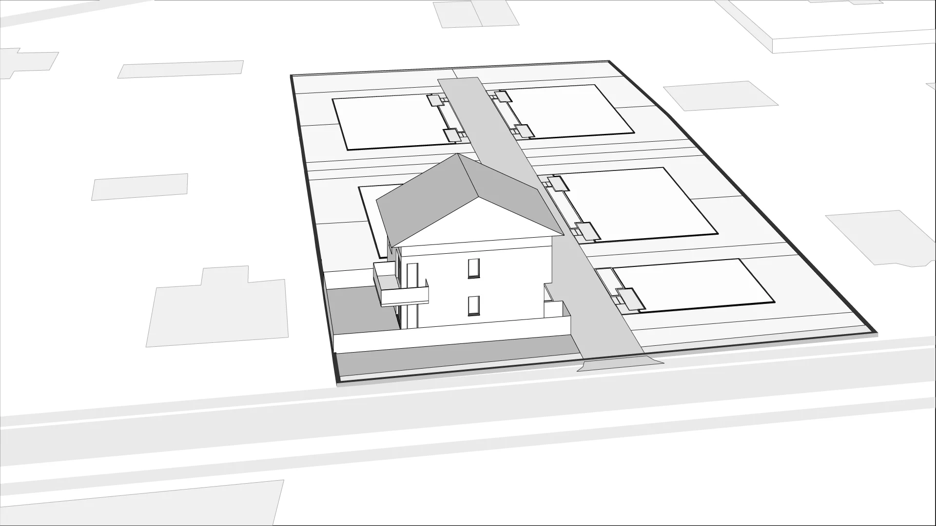 Wirtualna makieta 3D mieszkania 69.77 m², A1