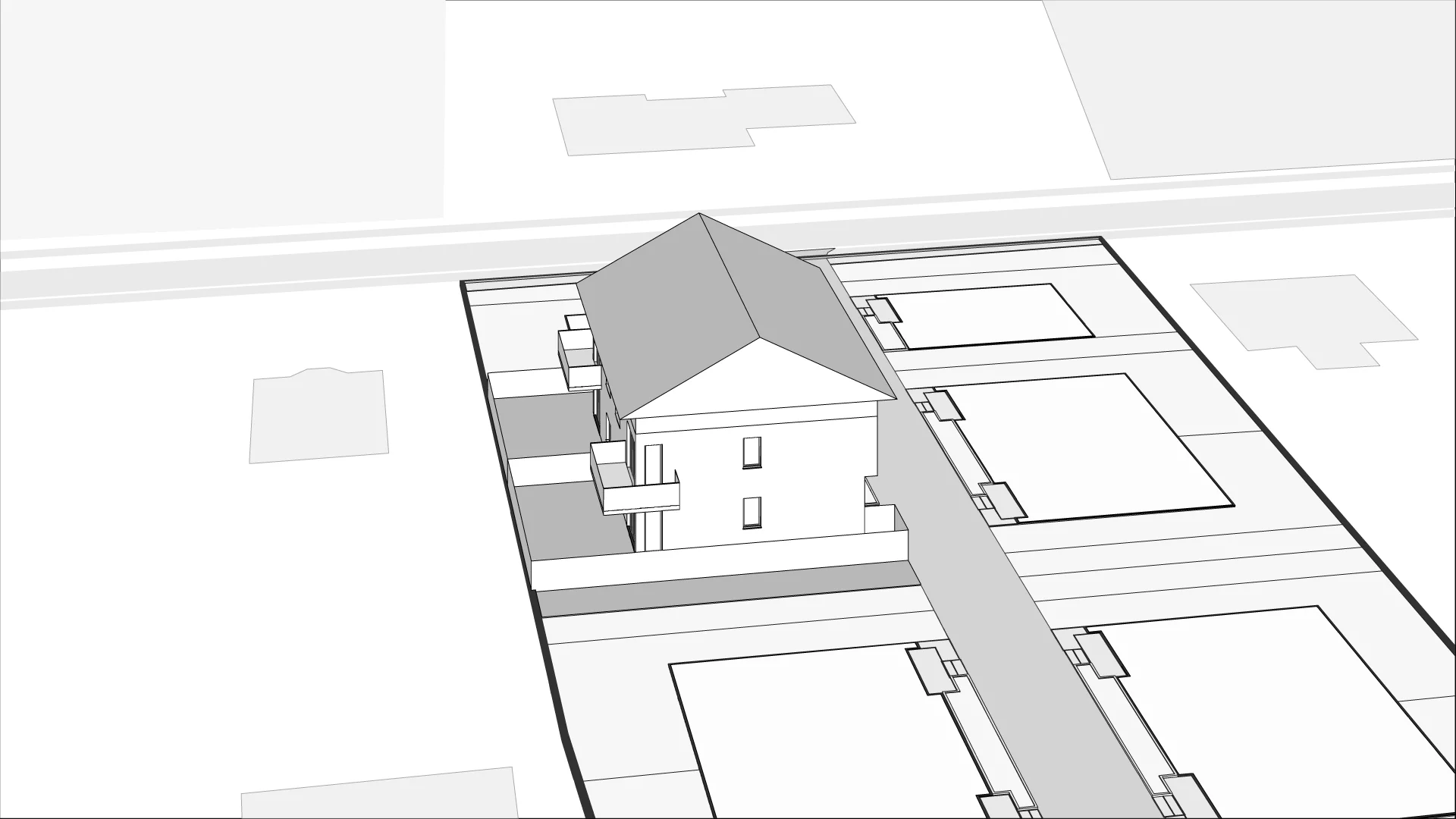 Wirtualna makieta 3D mieszkania 69.77 m², H1