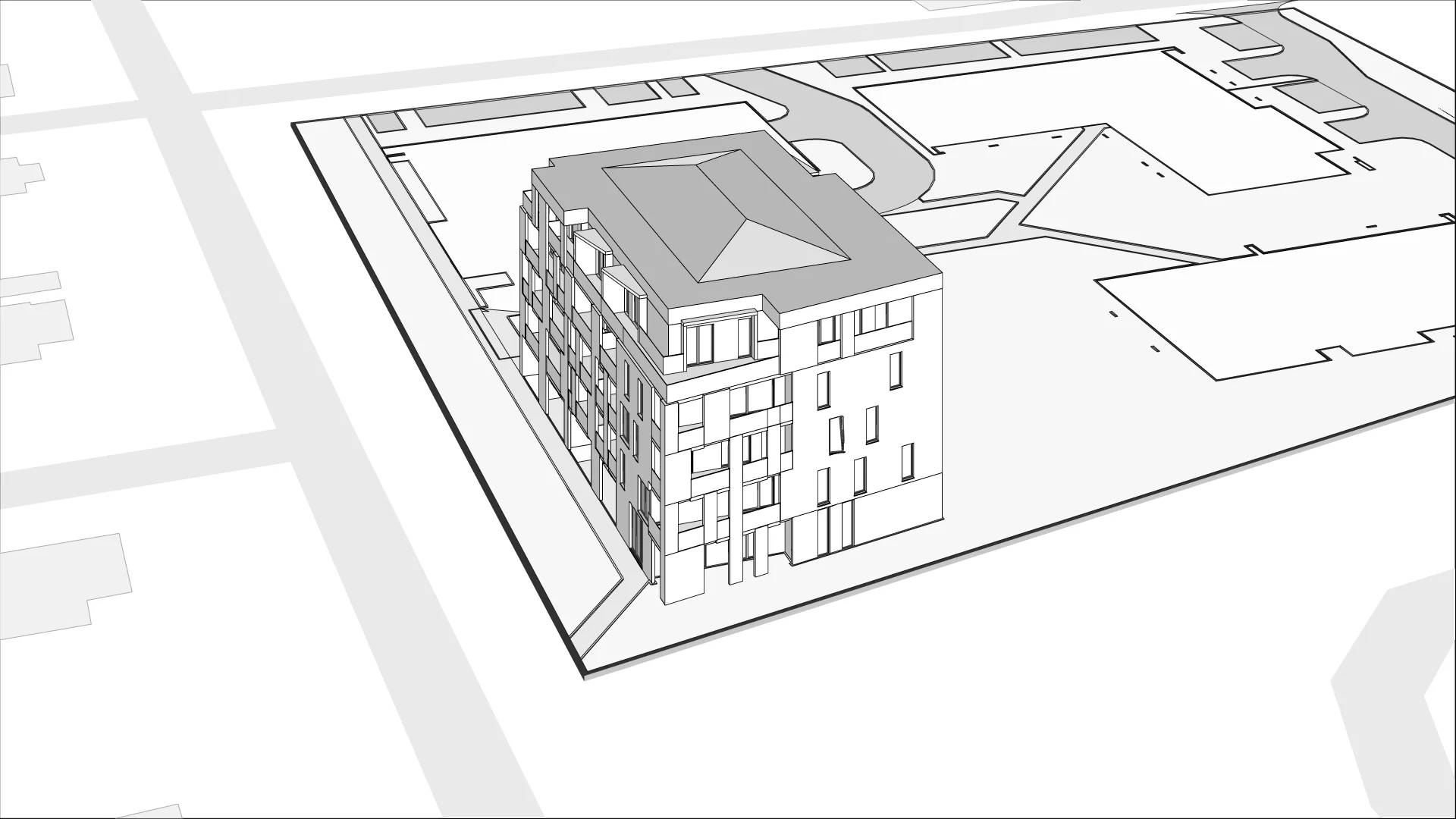 Wirtualna makieta 3D apartamentu 33.49 m², B_4_5