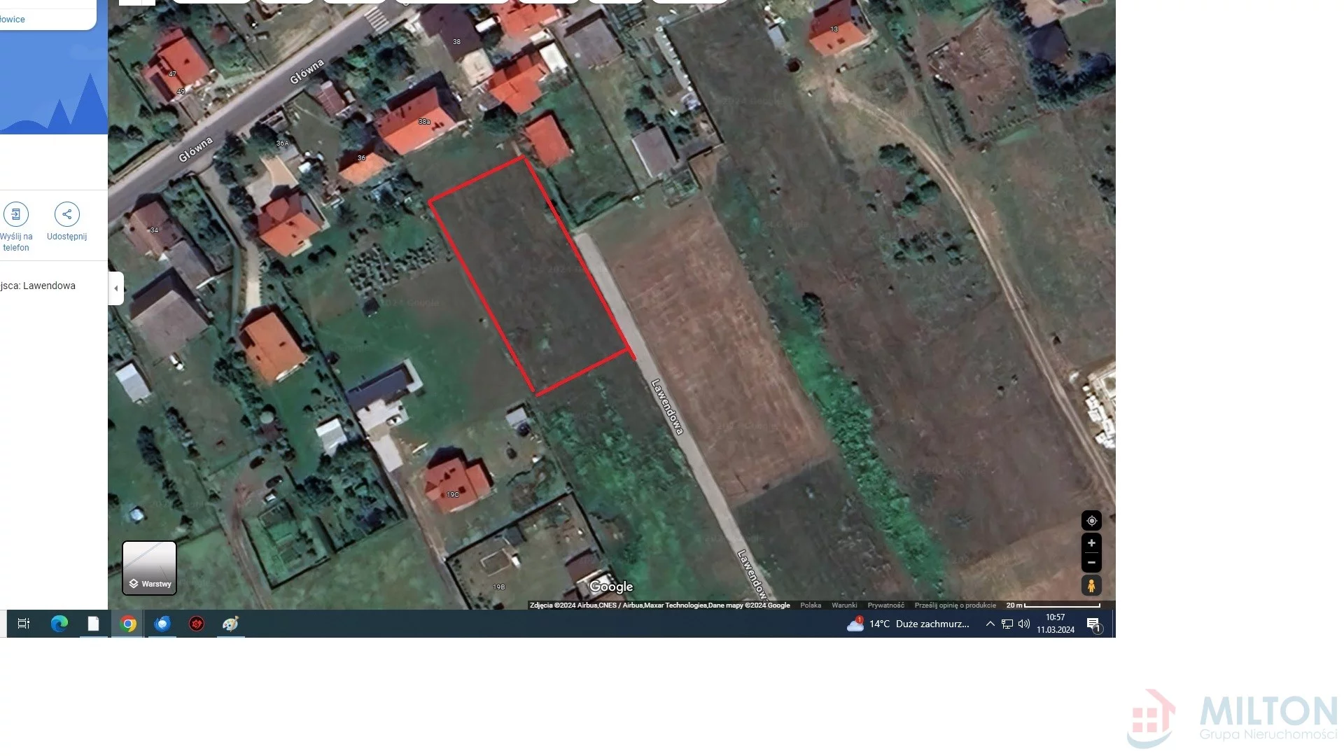 Działka 751,00 m², oferta nr , MIL-GS-140, Jelcz-Laskowice, Lawendowa