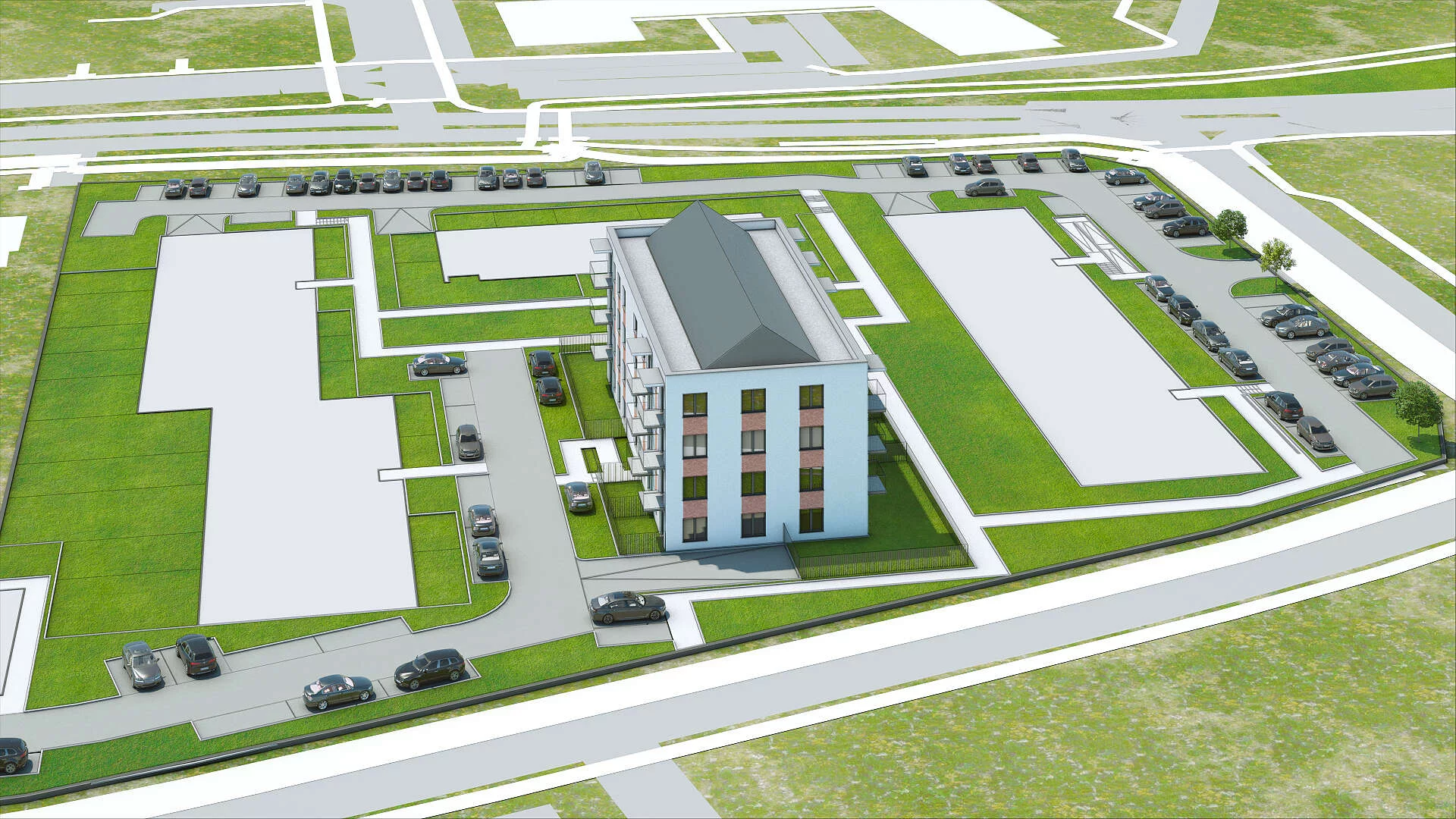 Wirtualna makieta 3D mieszkania 44.16 m², BIII/2/A6