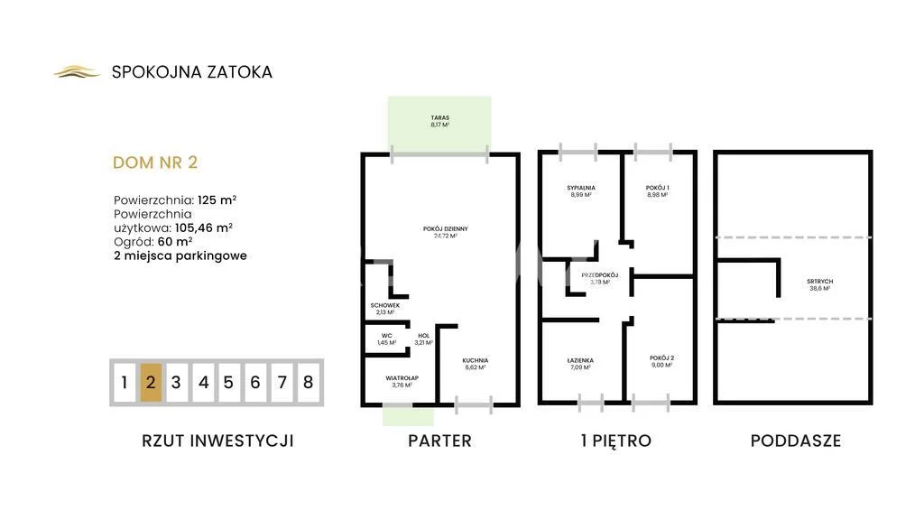 Dom i rezydencja na sprzedaż, 125,00 m², oferta nr 47/13467/ODS