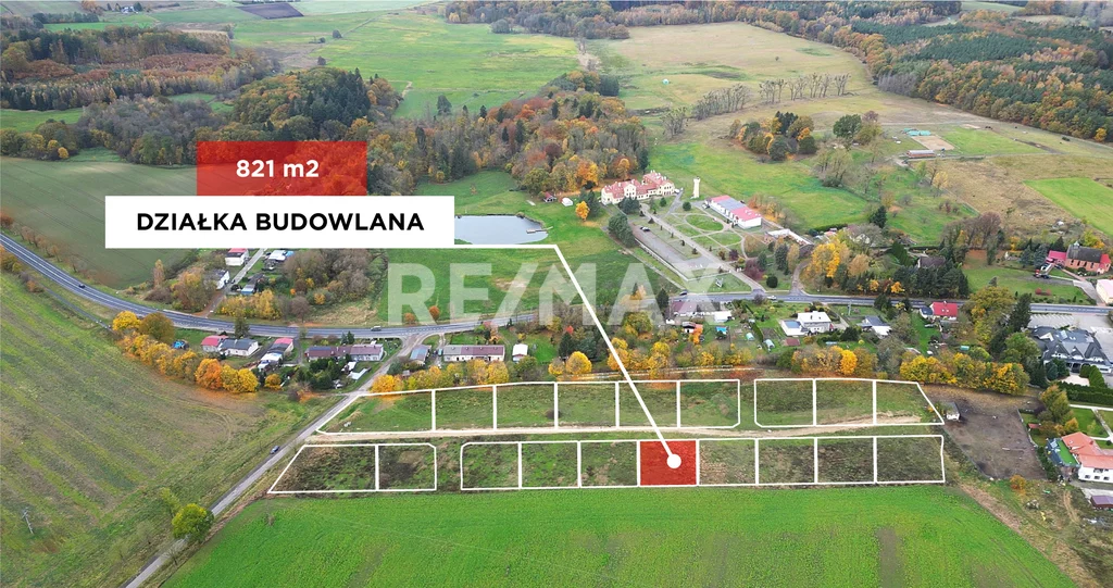 Działka 821,00 m², Rymań, Koszalińska, Sprzedaż