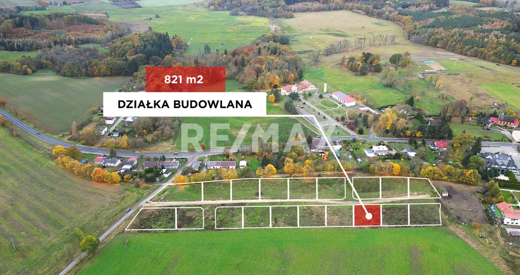 Działka 821,00 m², Rymań, Koszalińska, Sprzedaż