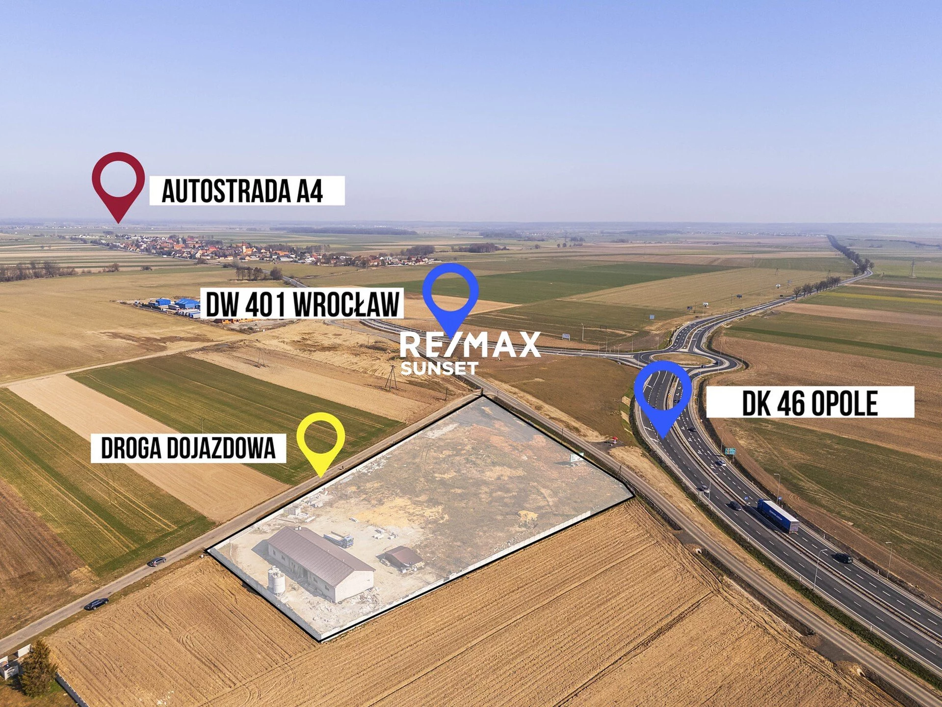 Działka 10 883,00 m², oferta nr , 41-GS-Dzj9ONuoY8, Pakosławice
