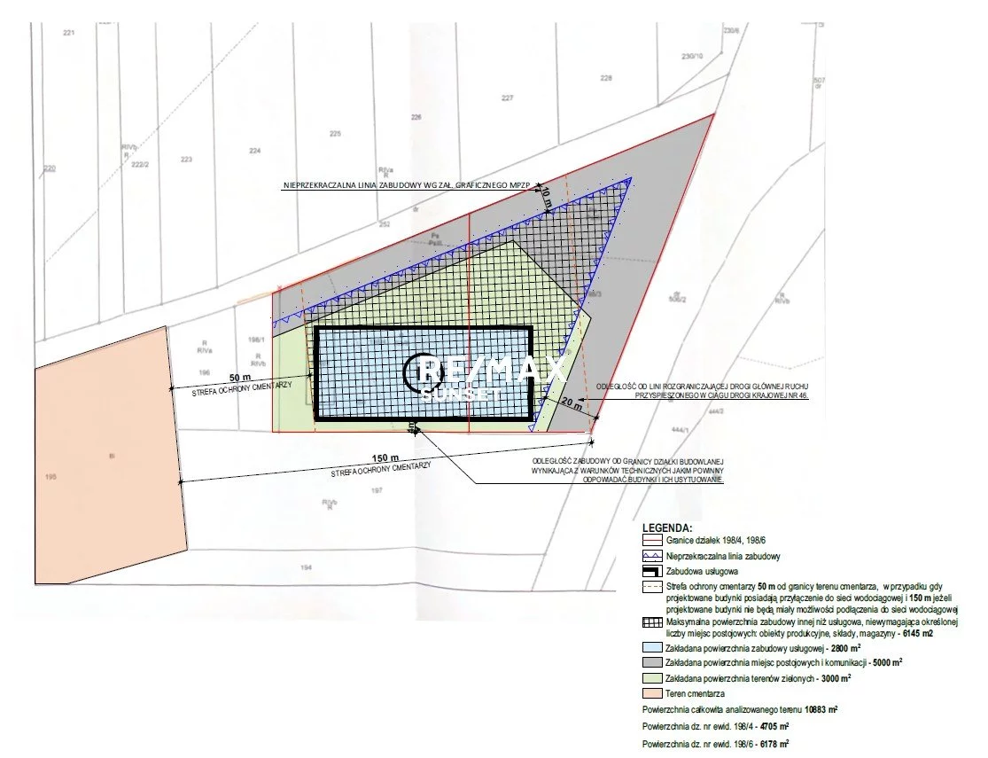 Działka 10 883,00 m², oferta nr , 41-GS-Dzj9ONuoY8, Pakosławice