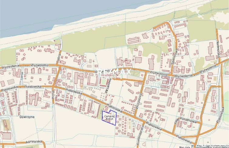 Działka 5 214,00 m², oferta nr , 68-GS-Dzj9ONuoY8, Dźwirzyno, Piastowska