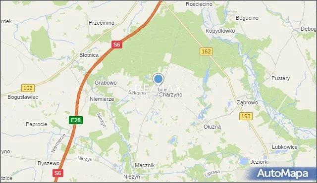 Działka 1 500,00 m², oferta nr , 11-GS-Dzj9ONuoY8, Charzyno, Rowerowa