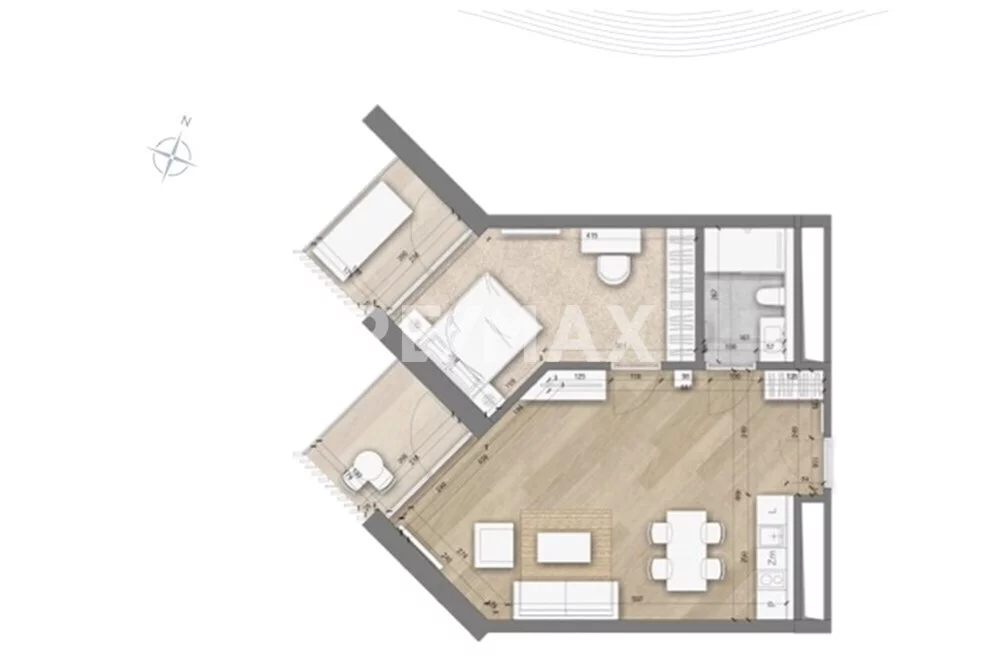 2 pokoje, apartament 54,81 m², piętro 7, oferta nr , 398/13467/OMS, Pobierowo, Mazowiecka