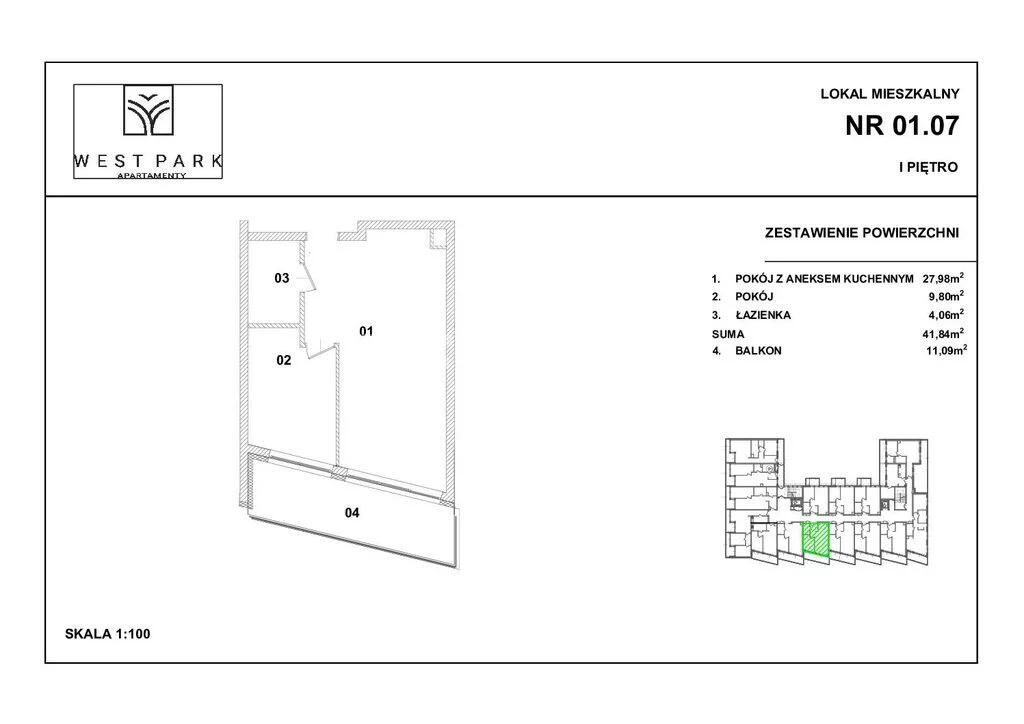2 pokoje, mieszkanie 41,68 m², piętro 1, oferta nr , 510/13467/OMS, Kołobrzeg, Wylotowa