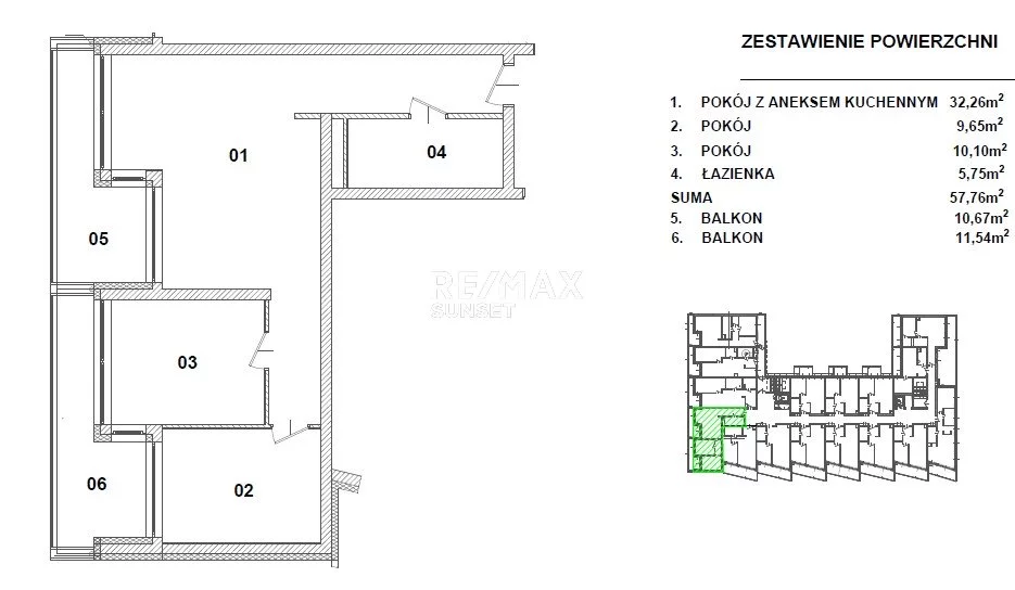 3 pokoje, mieszkanie 57,76 m², piętro 1, oferta nr , 1-MS-Dzj9ONuoY8, Kołobrzeg, Wylotowa
