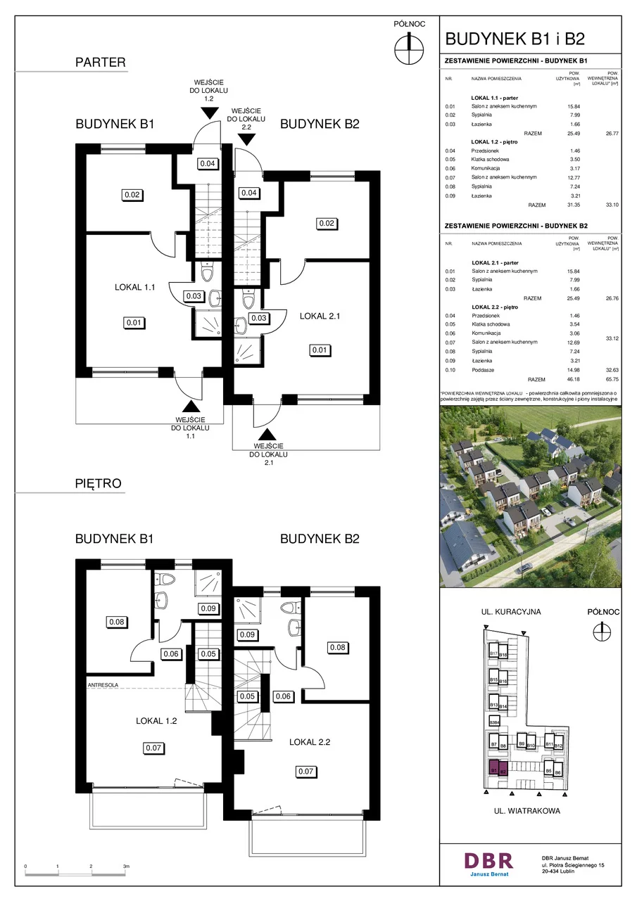 Apartament 46,18 m², piętro 1, oferta nr 2.2., Słoneczne Wzgórza II, Jastrzębia Góra, ul. Kuracyjna