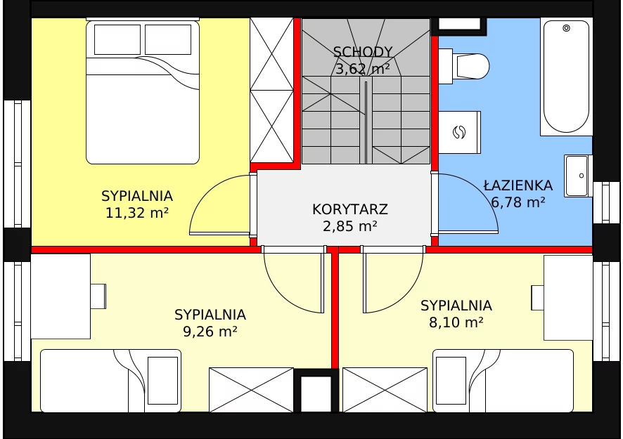 4 pokoje, mieszkanie 81,32 m², parter, oferta nr 10.A, Zielone Falenty, Falenty Duże, ul. Falencka