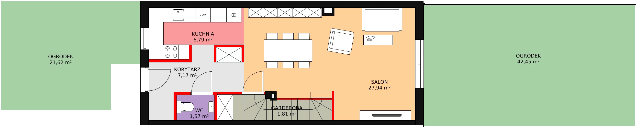 Dom 114,67 m², oferta nr A.2, Nova Wola Park, Nowa Wola, ul. Przepiórki