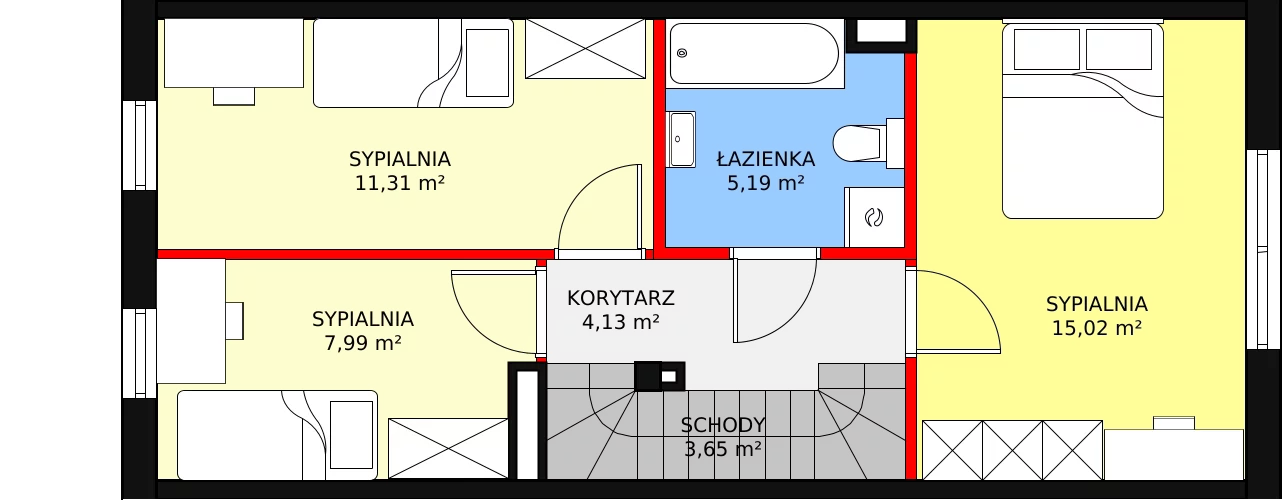 Dom 114,67 m², oferta nr A.2, Nova Wola Park, Nowa Wola, ul. Przepiórki