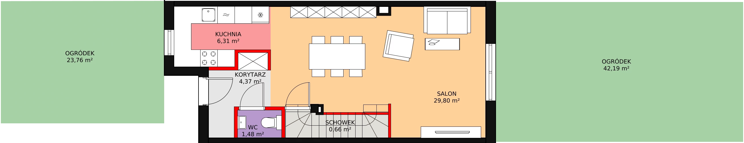 Dom 111,29 m², oferta nr A6, Nova Wola Park, Nowa Wola, ul. Przepiórki