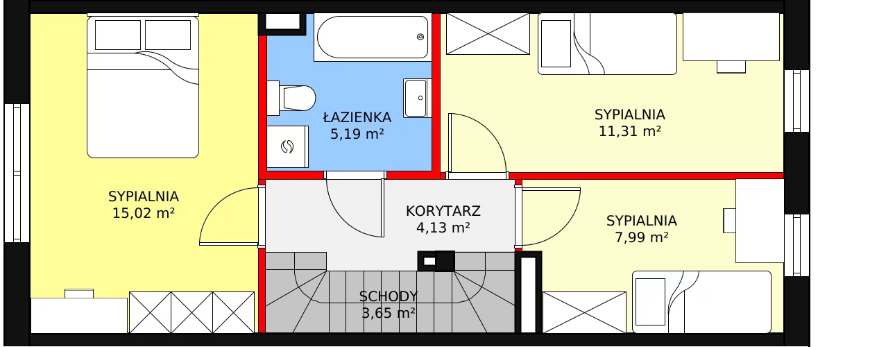 Dom 88,92 m², oferta nr B2, Nova Wola Park, Nowa Wola, ul. Przepiórki