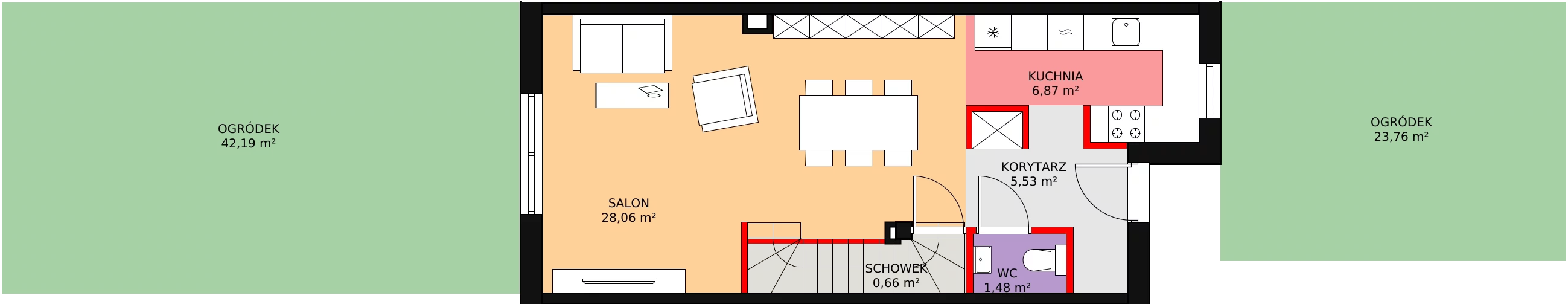 Dom 86,24 m², oferta nr B4, Nova Wola Park, Nowa Wola, ul. Przepiórki