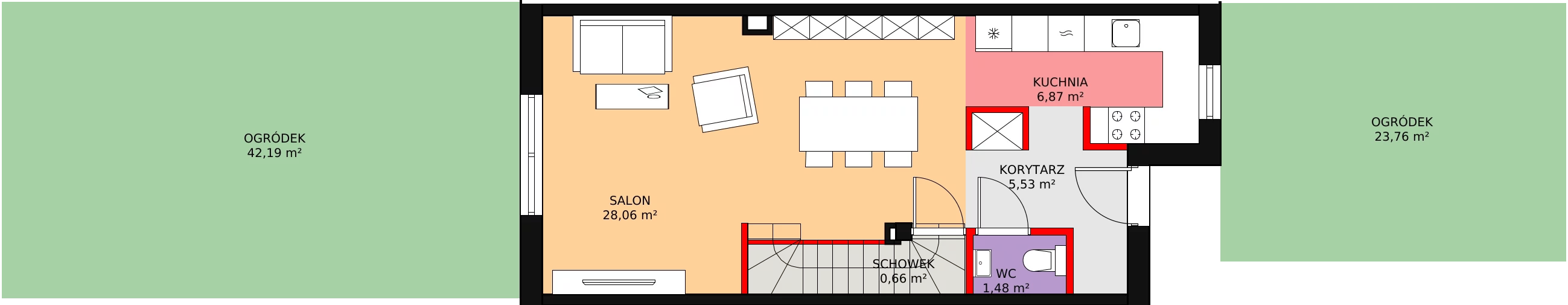 Dom 111,27 m², oferta nr B6, Nova Wola Park, Nowa Wola, ul. Przepiórki