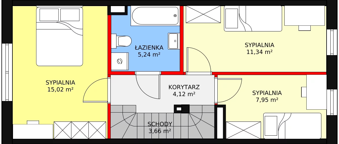 Dom 111,27 m², oferta nr B6, Nova Wola Park, Nowa Wola, ul. Przepiórki