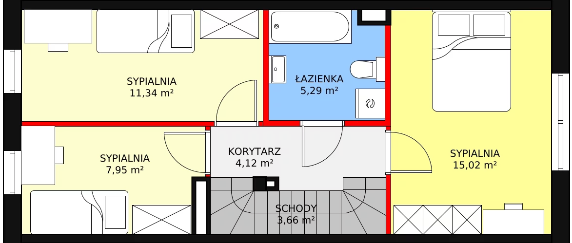 Dom 86,26 m², oferta nr C4, Nova Wola Park, Nowa Wola, ul. Przepiórki