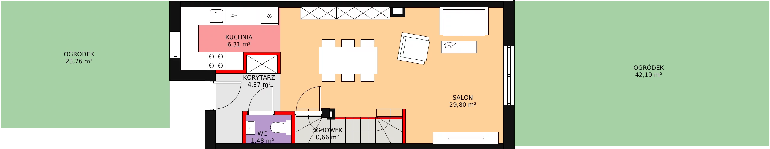 Dom 111,29 m², oferta nr C6, Nova Wola Park, Nowa Wola, ul. Przepiórki