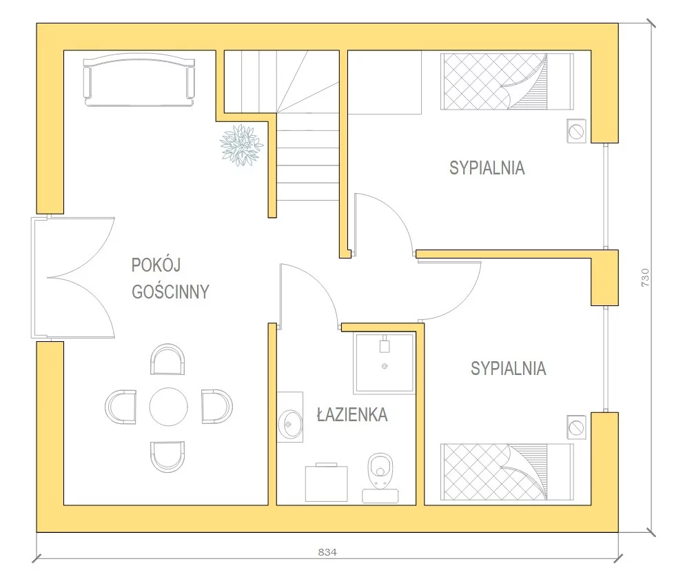 Dom 93,00 m², oferta nr , 834045, Halinów, Józefin