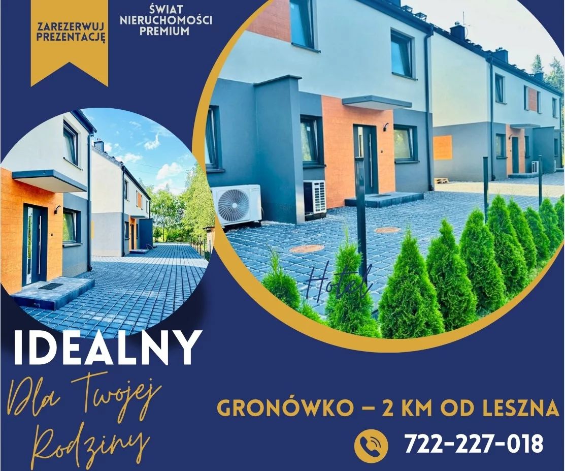 Dom bliźniak 95,00 m², Gronówko, Osiedle Owocowe, Sprzedaż