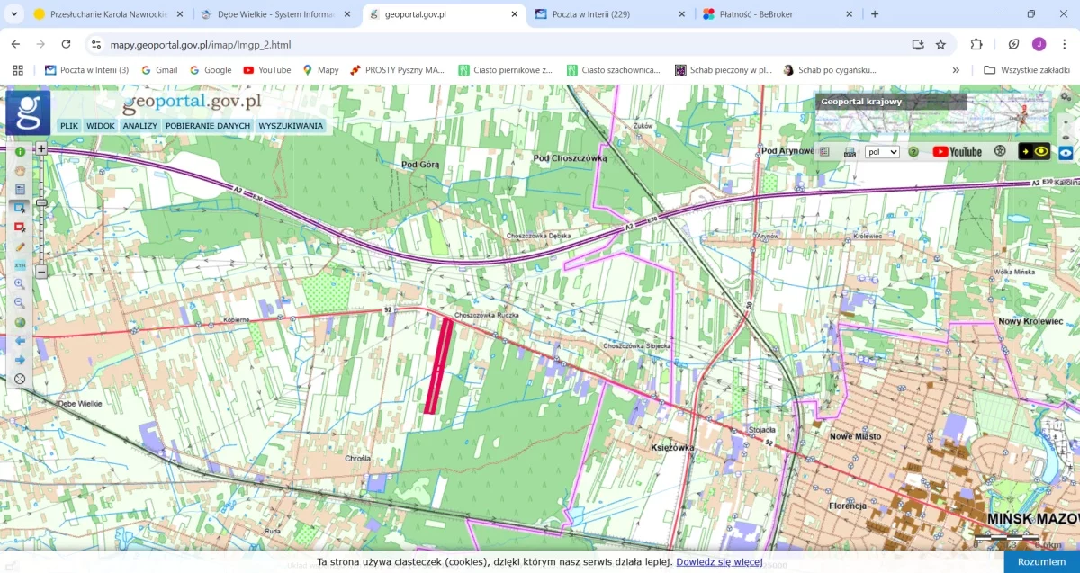 Działka 77 574,00 m², oferta nr , 832495, Choszczówka Rudzka