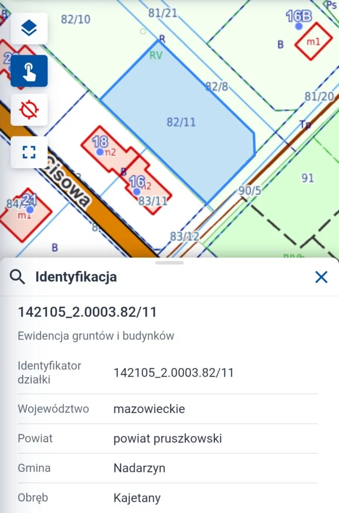 Działka 1 310,00 m², oferta nr , 833611, Kajetany, Cisowa