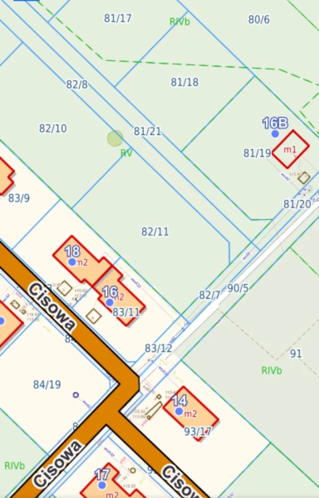 Działka 1 310,00 m², oferta nr , 833611, Kajetany, Cisowa