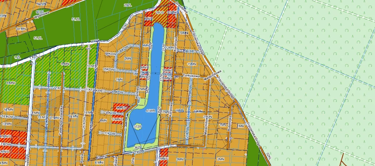 Działka 12 281,00 m², oferta nr , 833999, Trzciany, Granitowa / Koralowa