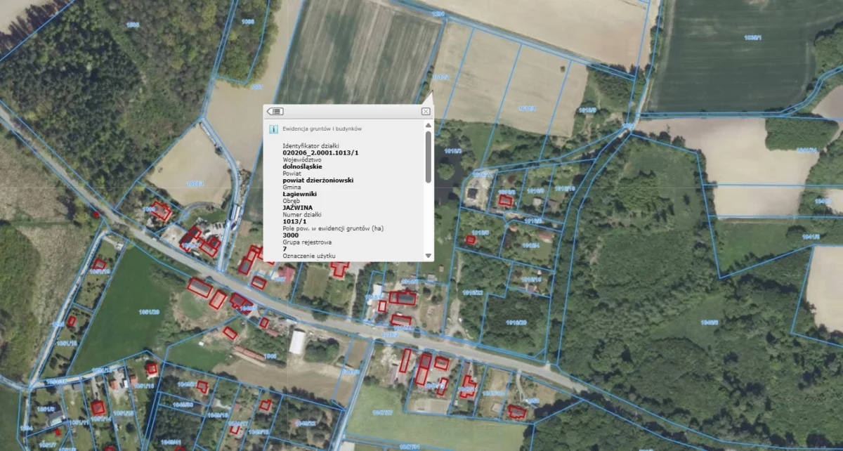 Działka 3 000,00 m², oferta nr , 834203, Jaźwina, Janczowice