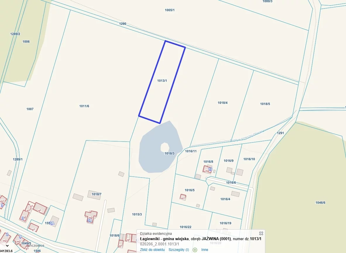 Działka 3 000,00 m², oferta nr , 834203, Jaźwina, Janczowice