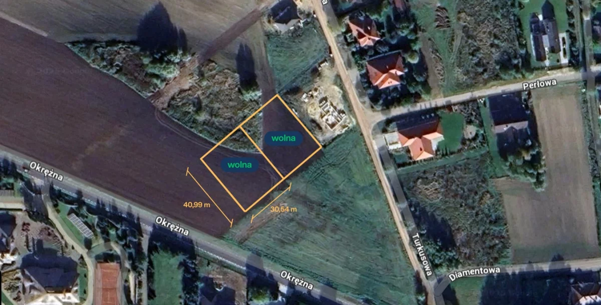 Działka 1 252,00 m², oferta nr , 834210, Pobiedziska, Jerzykowo