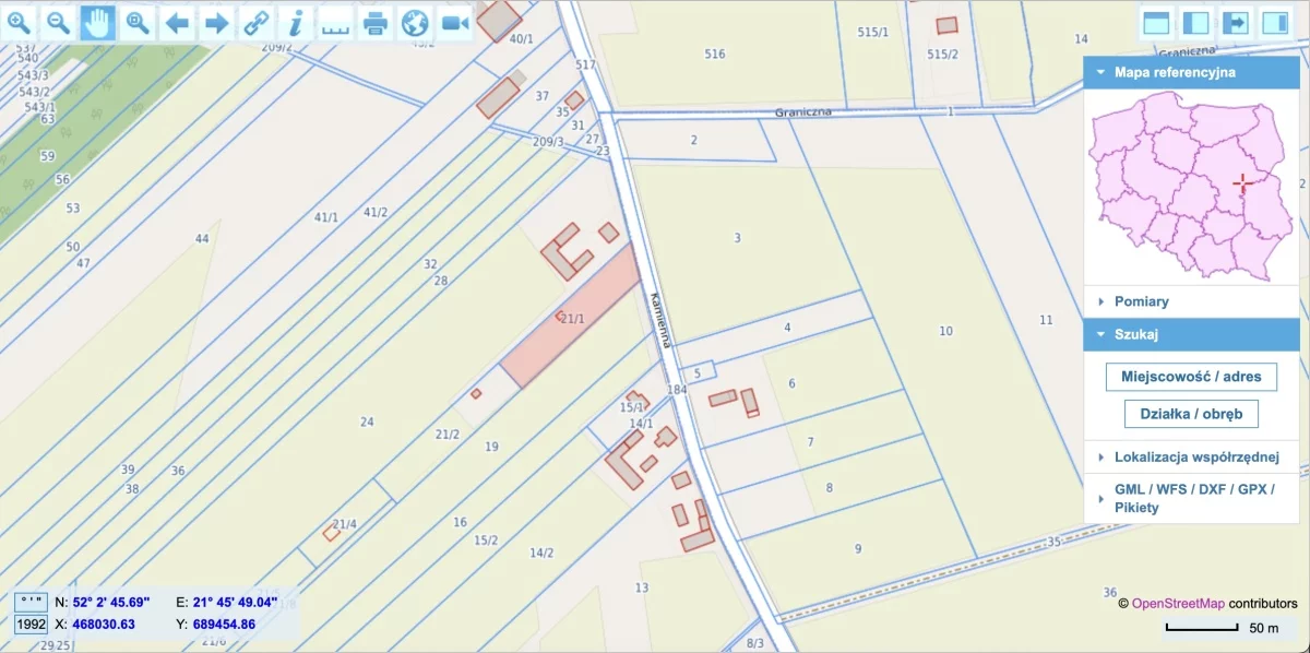 Działka 3 000,00 m², oferta nr , 834308, Kamionka